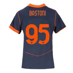 Inter Milan Alessandro Bastoni #95 Tredjetröja Dam 2025-26 Kortärmad